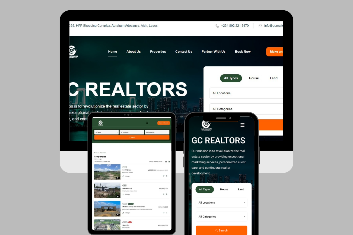 Real Estate brokerage Website